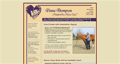 Desktop Screenshot of dianathompson.com